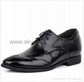 Formal business shoes in hidden heels for men 1