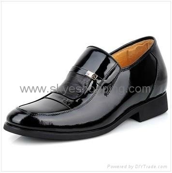 Formal business shoes in hidden heels for men 3