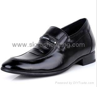 Formal business shoes in hidden heels for men 4