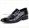 Formal business shoes in hidden heels for men 5