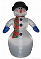 inflatable snow man