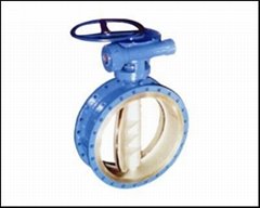 double metalseated butterfly valve
