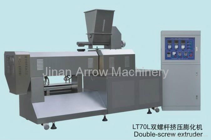 Double screw extruder