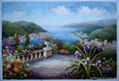 impressional landscape oil painting with