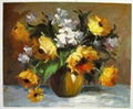  flower oil painting on canvas with LOW PRICE 2