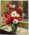  flower oil painting on canvas with LOW PRICE 5