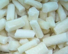 Frozen white asparagus