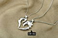 Stainless steel pendant couple Sanskrit 3