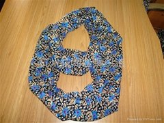 10年日韩流行印花围巾