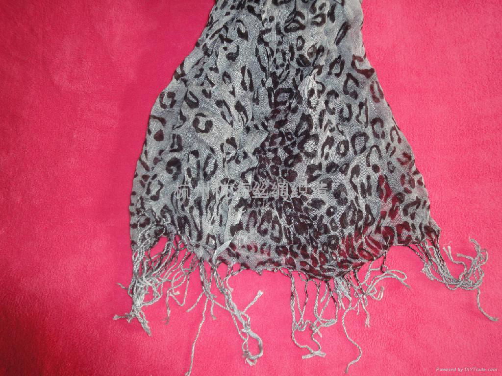 fashion lady's printed cotton scarf 5