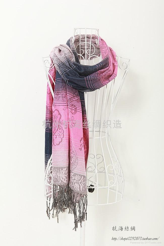 fashion lady's cashmere like scarf/shawl 2