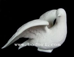offer the ceramic crafts TC-010(pure white pigeon)