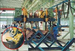 I beam welding production line