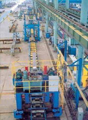 Box column welding production line