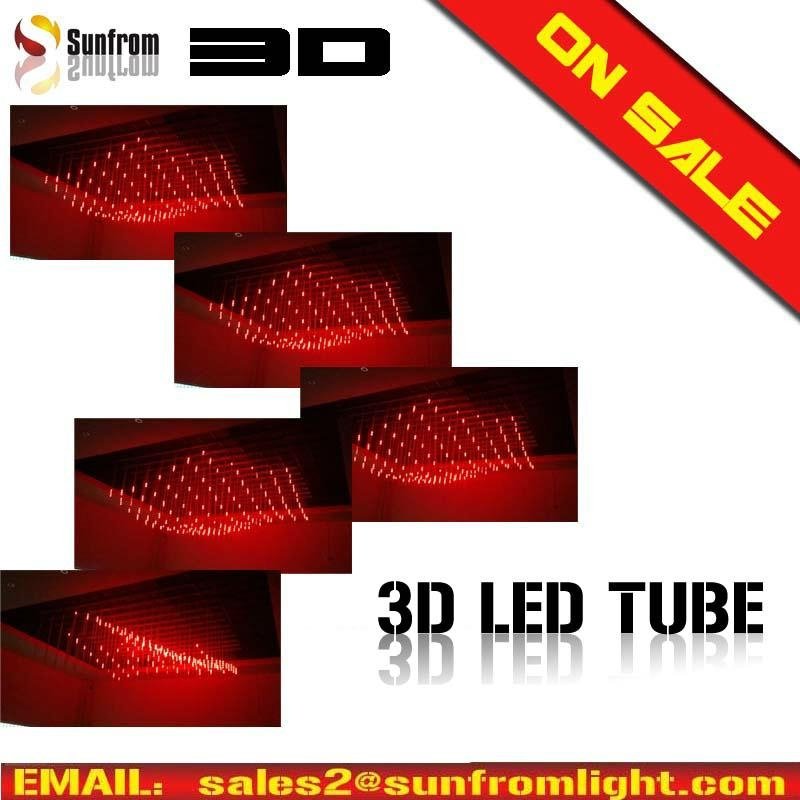 3D LED TUBE nightclub lighting 3D Led meteor tube led disco light