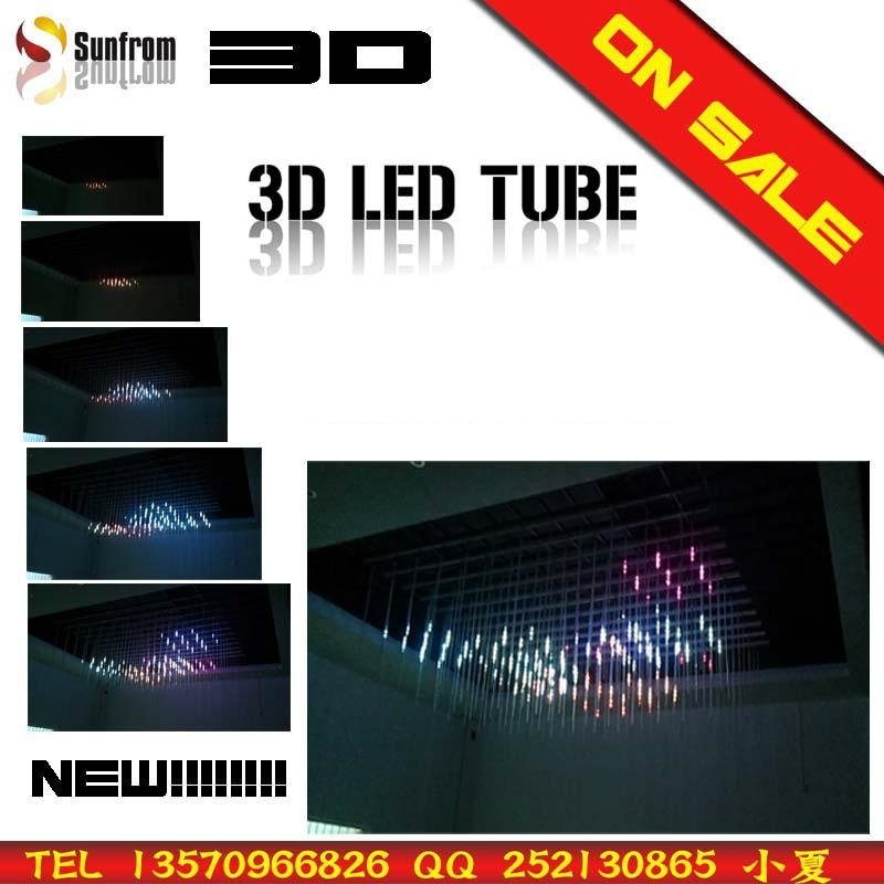 3D LED TUBE nightclub lighting 3D Led meteor tube led disco light 2
