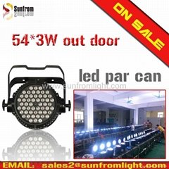 54x3W Outdoor Led Par can par can light 