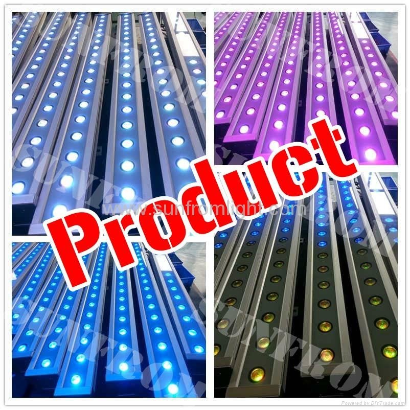 36*1w RGB wall washer lighting IP65 Epistar chip lamp beads 4