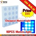 LED Matrix Light 4*4 F10 Epistar lamps matrix light 16 heads led matrix scan lig 2