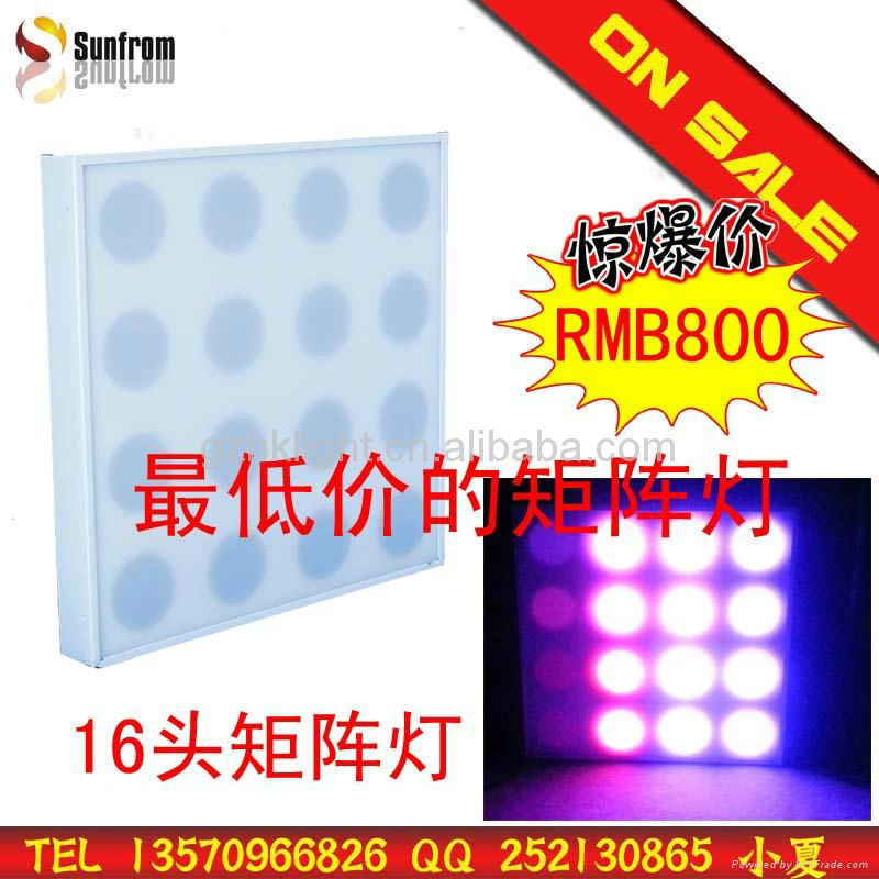 LED Matrix Light 4*4 F10 Epistar lamps matrix light 16 heads led matrix scan lig 5