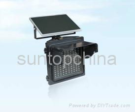 solar flashing light for alerting and warning 2