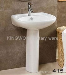 Ceramics Pedestal Basin Sanitary Ware (KC0415)