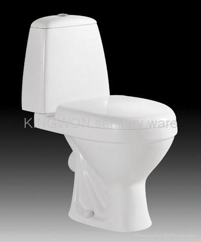 Two Pieces Ceramics Toilet Sanitary Ware (KW2030) 2