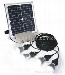 Solar home lighting system