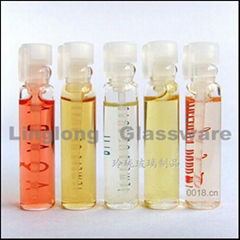 perfume sampler vials with PE stoppers