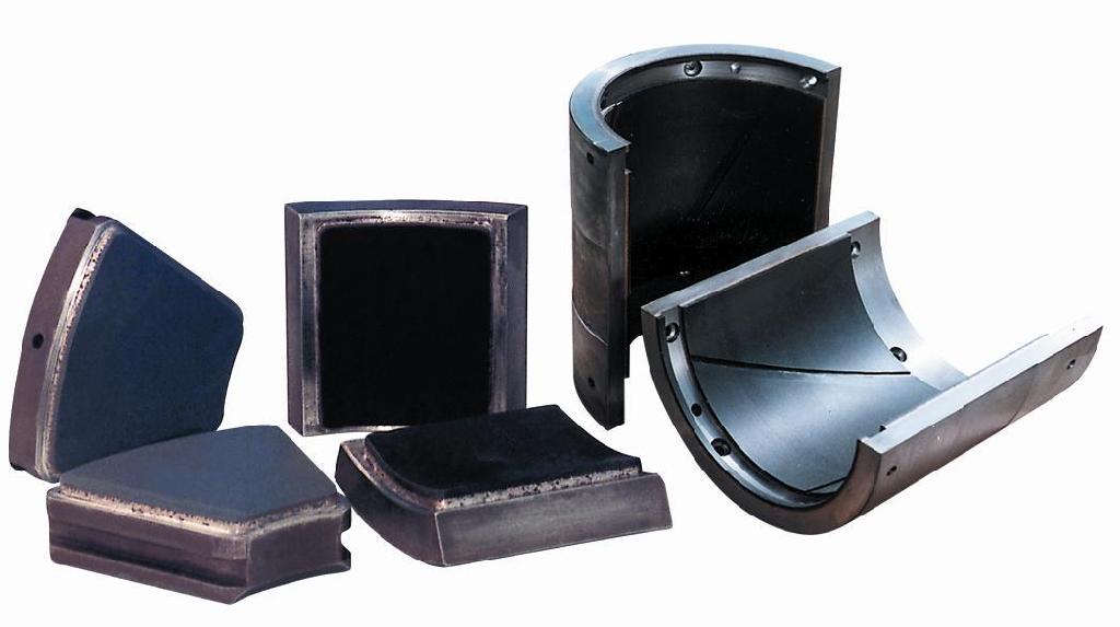 氟塑瓦(弹性金属塑料瓦,水导瓦)