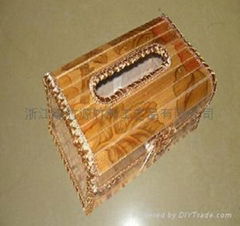 bamboo tissue box