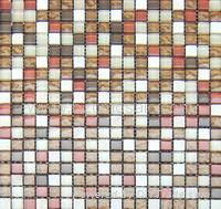 Marble mix glass mosaic tile 8mm thickness 5