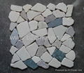 marble stone  mosaic (Emperador) 4