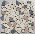 marble stone  mosaic (Emperador) 5