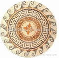 Marble stone mosaic medallioin