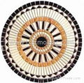 Marble stone mosaic medallioin 3