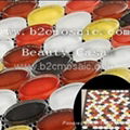 Oval mosaic tile July Beauty Casa 5