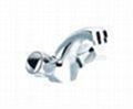 double handle basin faucet 1