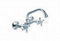 double handle kitchen faucet