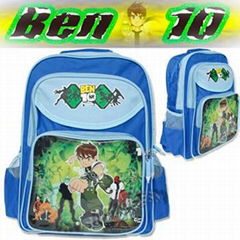 New Ben 10 Tennyson Blue Backpack school Book Bag