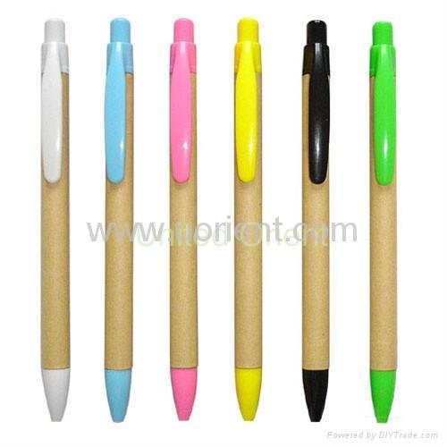Kraft Paper Ball Pen,recycle pen,eco-friendly pen,eco pen,promotion pen 2