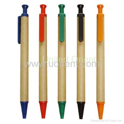 Kraft Paper Ball Pen,recycle pen,eco-friendly pen,eco pen,promotion pen 3
