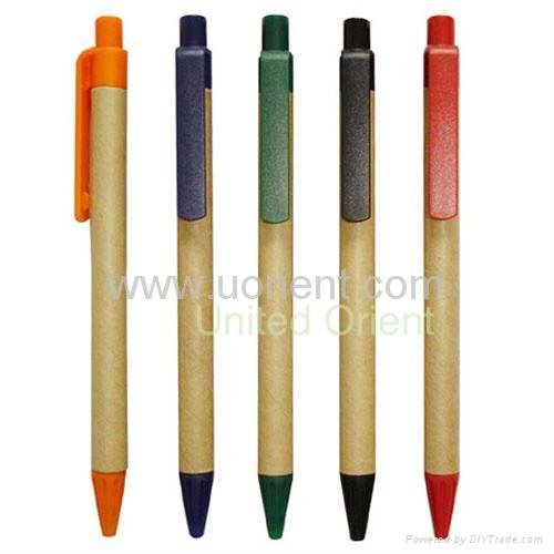 Kraft Paper Ball Pen,recycle pen,eco-friendly pen,eco pen,promotion pen 4