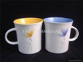 Ceramic coffee mug and cup with printing