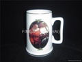 Porcelain beer mug and cup 1