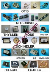 ELEVATOR PUSH BUTTON SCHINDLER,OTIS,KONE,MITSUBISHI, HITACHI,TOSHIBA,HYUNDAI