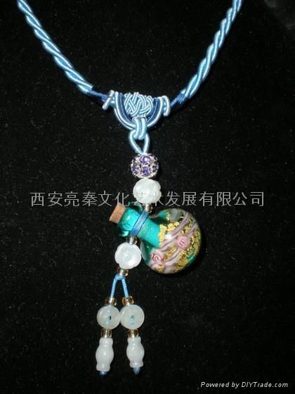 Lazurite Aroma Bottle Necklace gift (C)