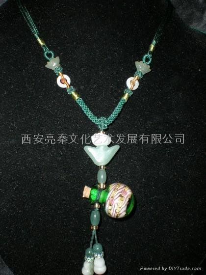 Lazurite Aroma Bottle Necklace gift (C) 2