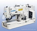 Button holing machine