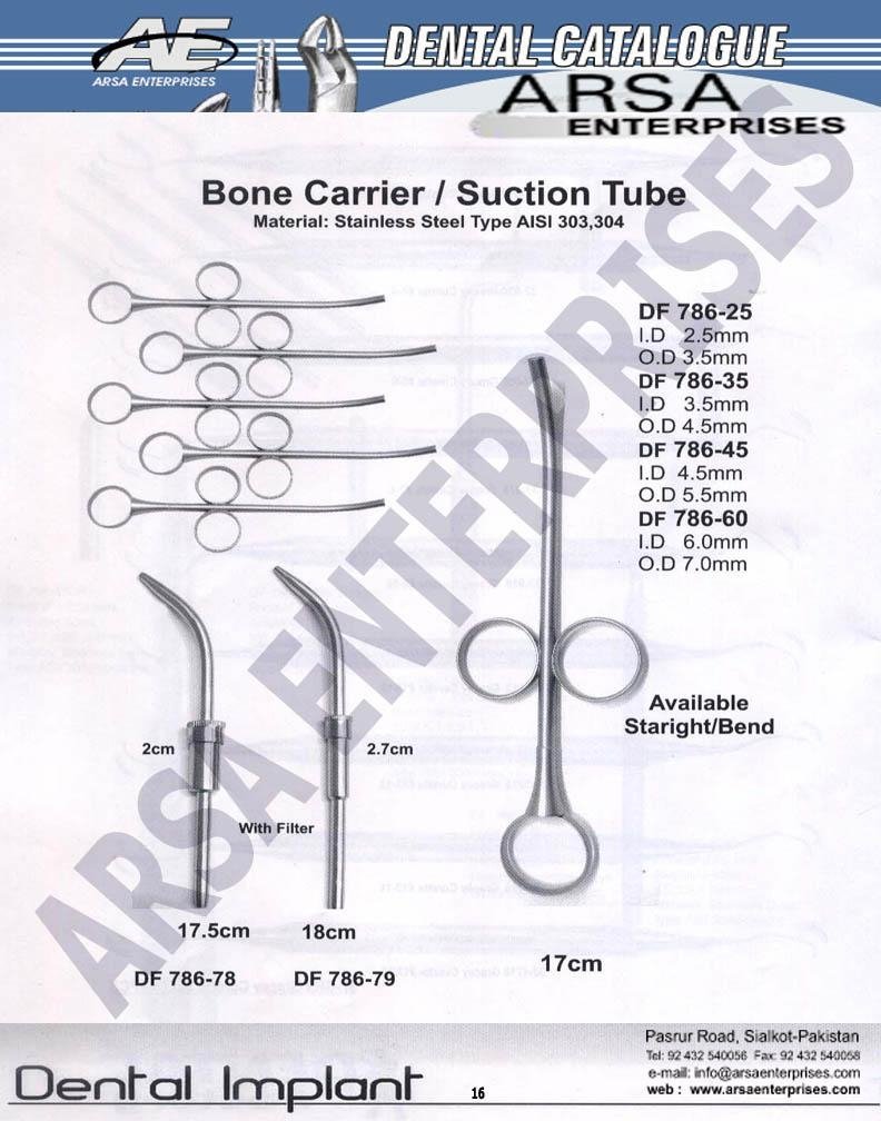 Bone Carrier/ Suction Tube